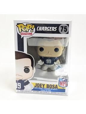 Funko Pop! NFL: Joey Bosa #75 Chargers Football NIB with Protector